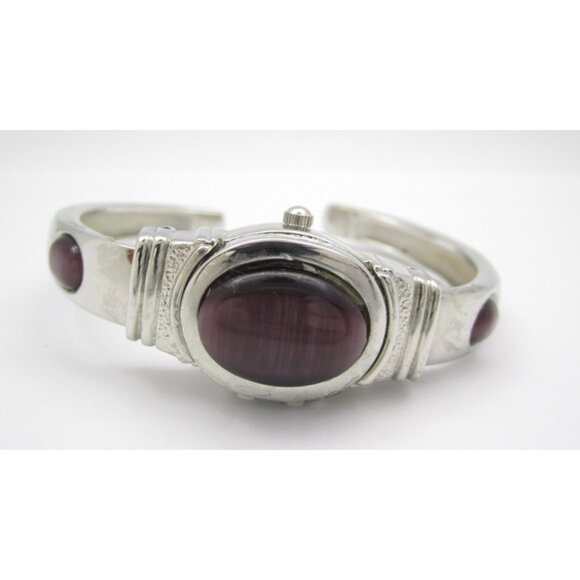 Women Studio Time Quartz Analog 18mm Oval Bangle Watch (I19) "New Battery" - Picture 1 of 6